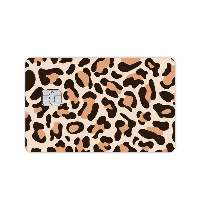 Leopard Print Credit Debit and Visa Card Skin