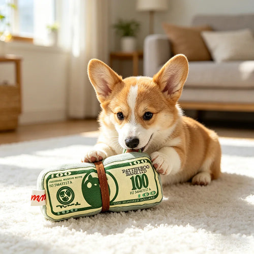 $100 Bill Pet Toy