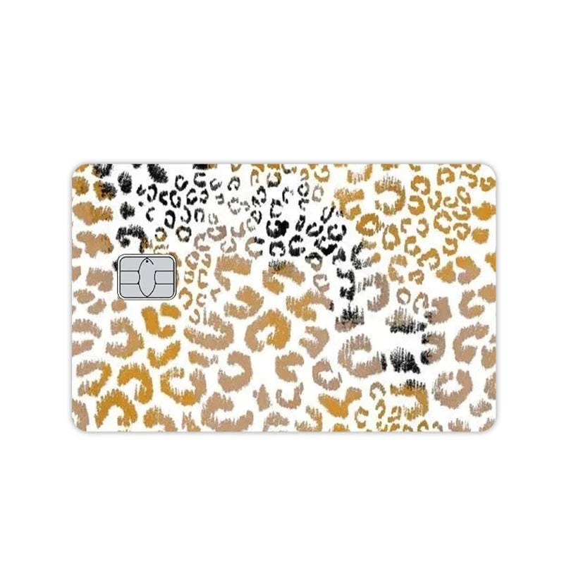 Leopard Print Credit Debit and Visa Card Skin