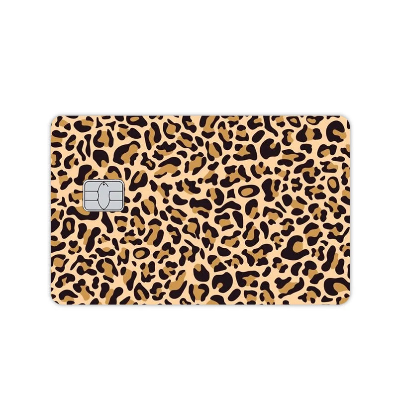 Leopard Print Credit Debit and Visa Card Skin
