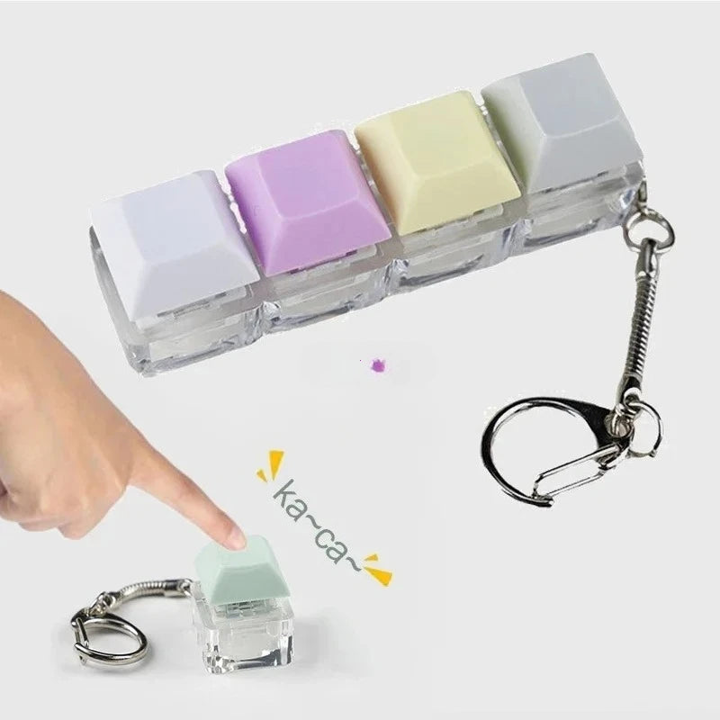 Keyboard Keychain Fidget Toy