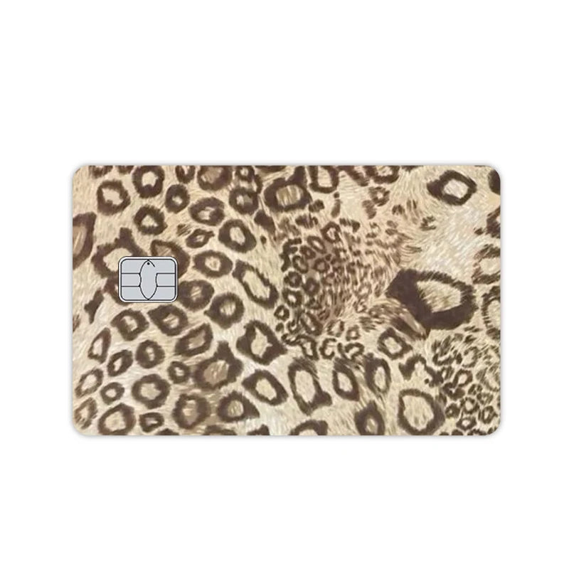 Leopard Print Credit Debit and Visa Card Skin