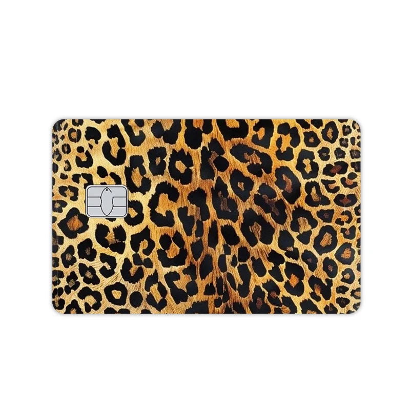 Leopard Print Credit Debit and Visa Card Skin
