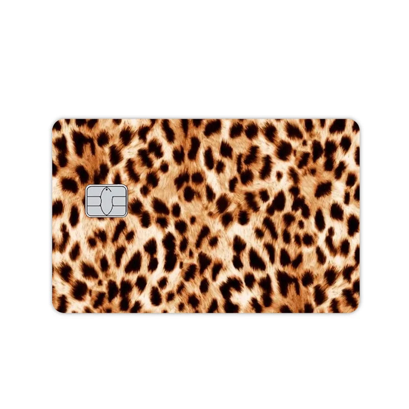 Leopard Print Credit Debit and Visa Card Skin