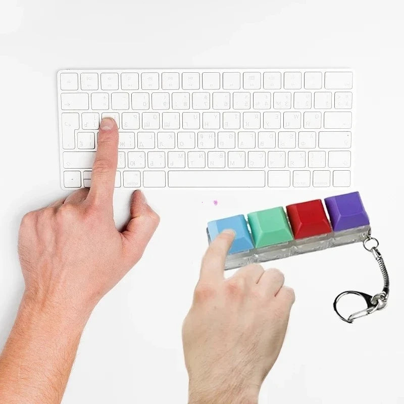Keyboard Keychain Fidget Toy