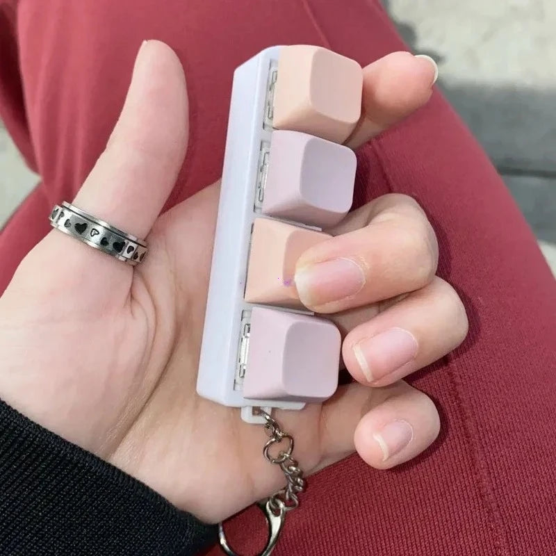 Keyboard Keychain Fidget Toy