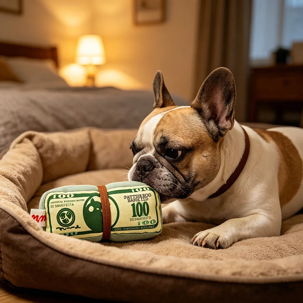 $100 Bill Pet Toy
