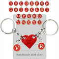 Brick Matching Heart Keychain