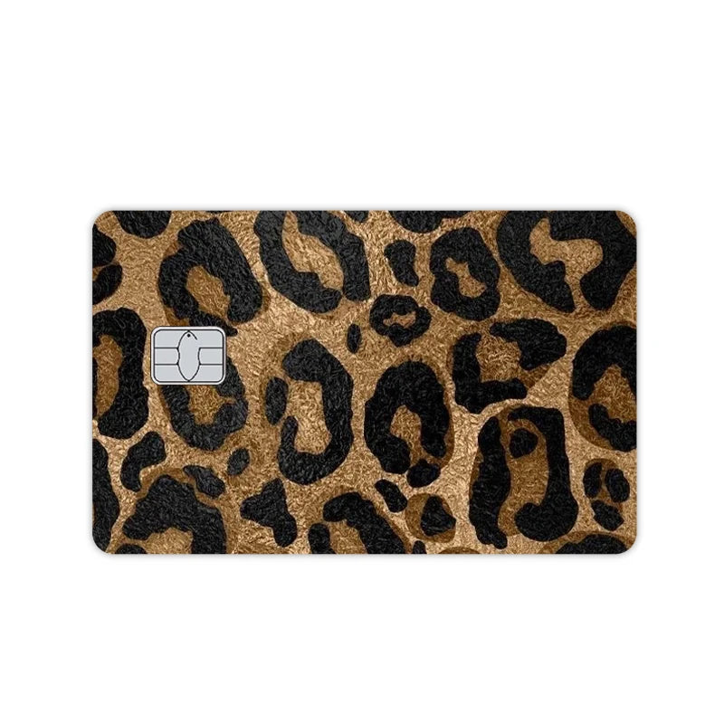 Leopard Print Credit Debit and Visa Card Skin