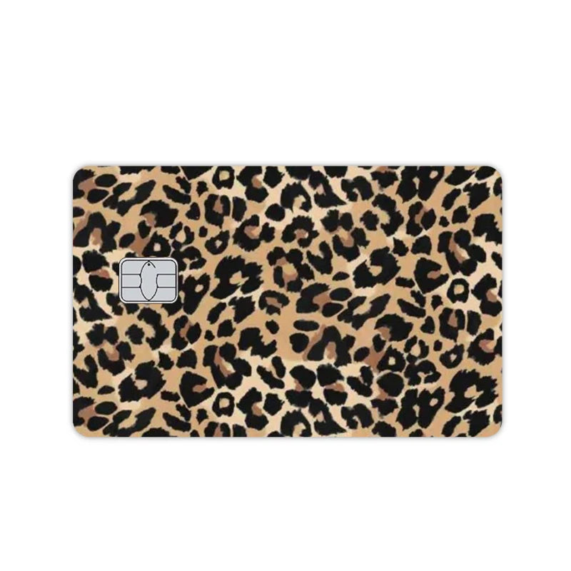 Leopard Print Credit Debit and Visa Card Skin